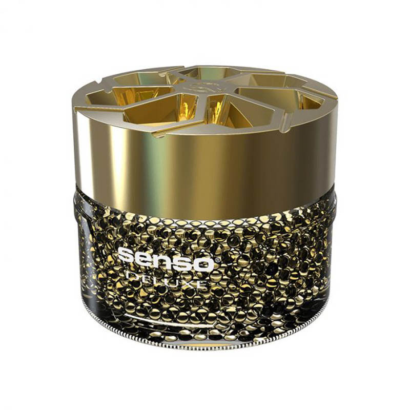 Ароматизатор SENSO DELUXE французькі парфуми (Billionaire) банка з гелем