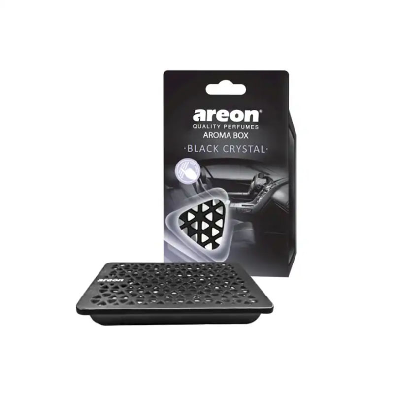 Ароматизатор Areon Aroma Box Чорний кристал під сидіння