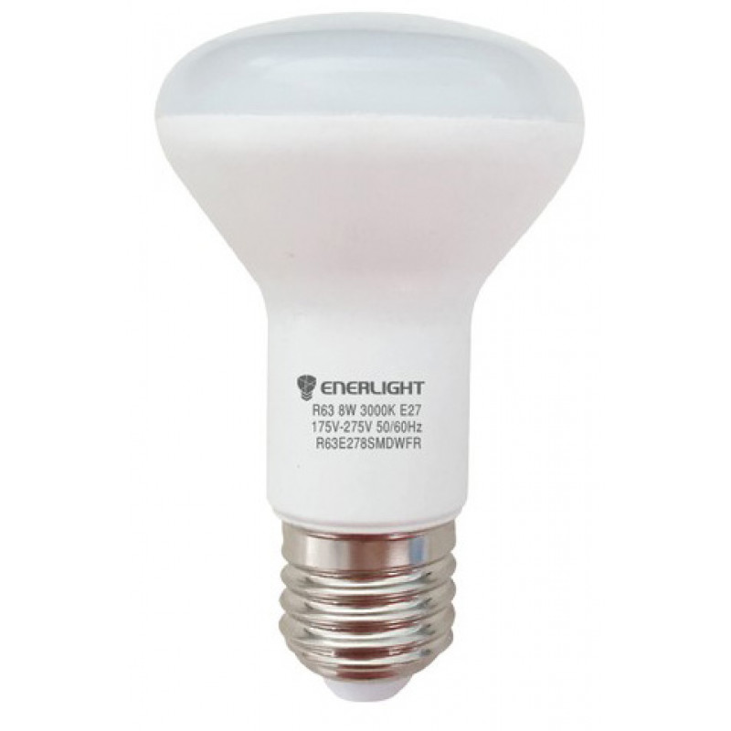 Лампа світлодіодна ENERLIGHT R63 8Вт 3000K E27