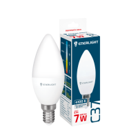 Лампа світлодіодна ENERLIGHT С37 7Вт 3000K E14