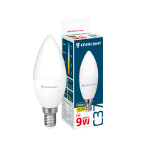 Лампа светодиодная ENERLIGHT С37 9Вт 3000K E14