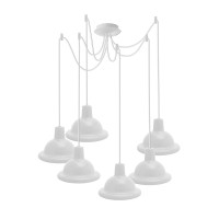 Светильник ERKA 1303-626, потолочный, 6 * 60W, 2м, белый, Е27