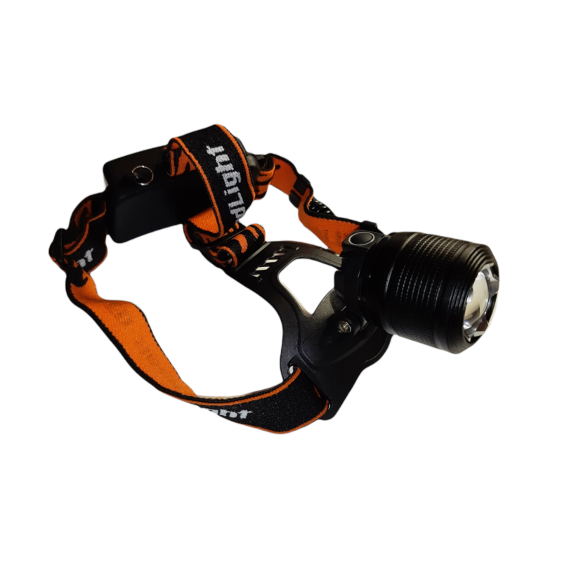 Ліхтар 105 на лоб T6 POLICE DIMMER, 3 режима бел+син, Li-ion акк.