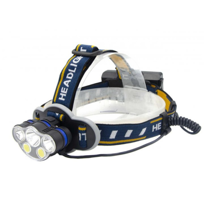 Ліхтар 119 на лоб 5*LED POLICE DIMMER, 3 режима, Li-ion акк.