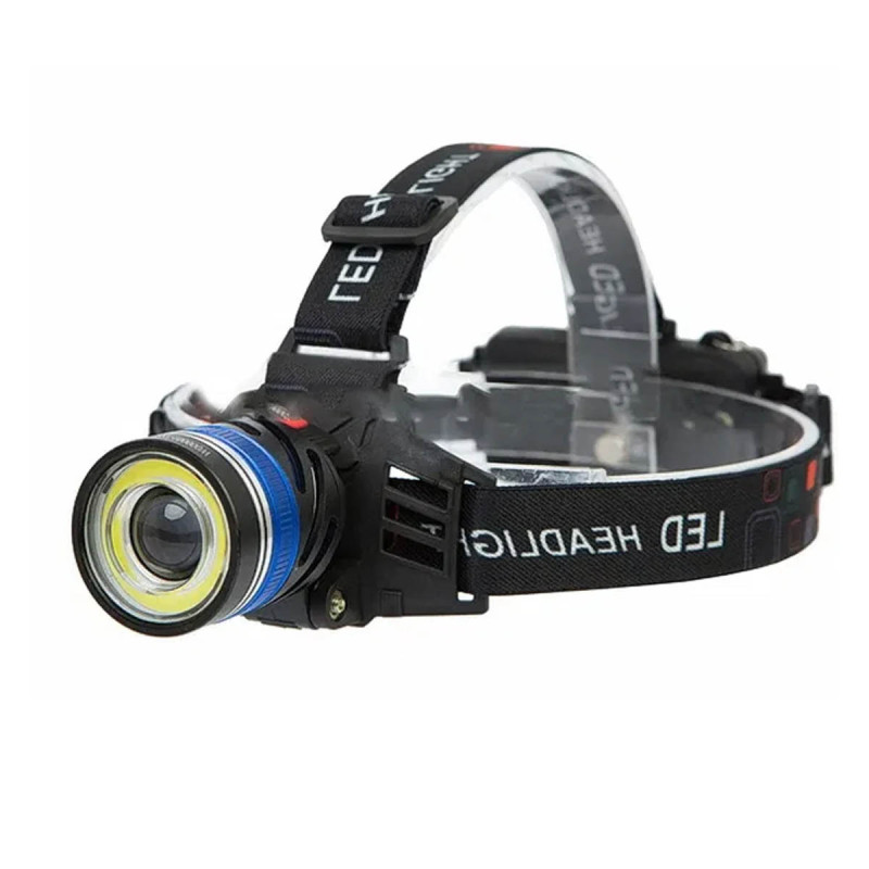 Ліхтар 127 на лоб T6+COB POLICE DIMMER, 3 режима, Li-ion акк.