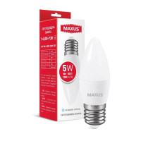 Лампа світлодіодна MAXUS 1-LED-738 C37 5Вт 4100K 220V E27