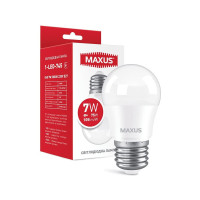Лампа світлодіодна MAXUS 1-LED-745 G45 7Вт 3000K 220V E27