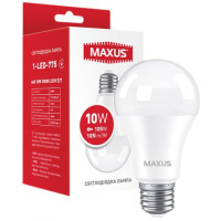 Лампа світлодіодна MAXUS 1-LED-775 A60 10 Вт 3000K 220V E27