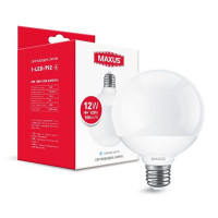 Лампа світлодіодна MAXUS 1-LED-792 G95 12Вт 4100K 220V E27