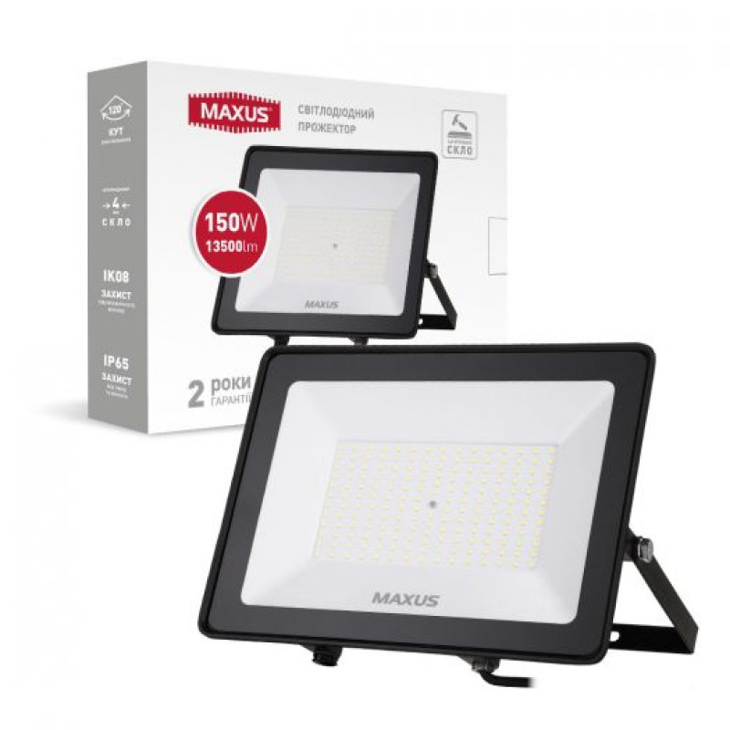 Прожектор MAXUS 1-MFL-04-15050 FL-04 150W 5000K