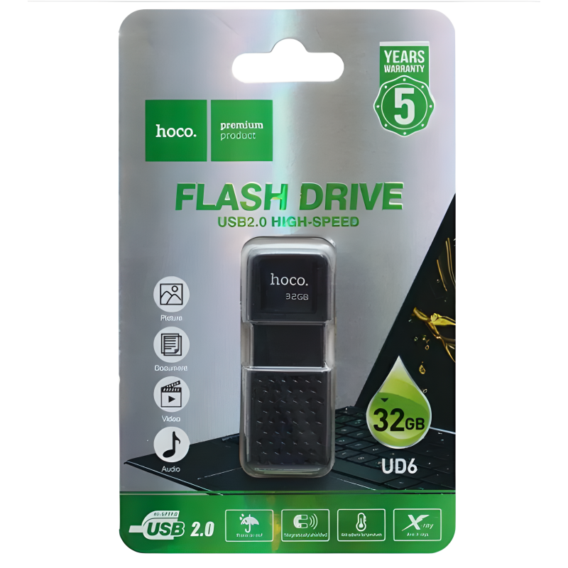 Флешка USB HOCO UD6 Intelligent U disk 32Gb matte black