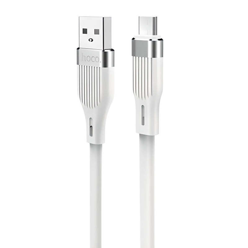 Кабель HOCO U72 Forest Silicone for Micro 2,4A/1,2m. White