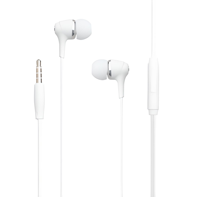 Навушники HOCO M76 Maya universal earphones with mic White 