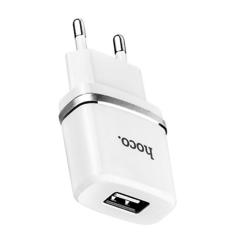 Мережевий зарядний пристрій HOCO C11 Smart 1USB/1A White