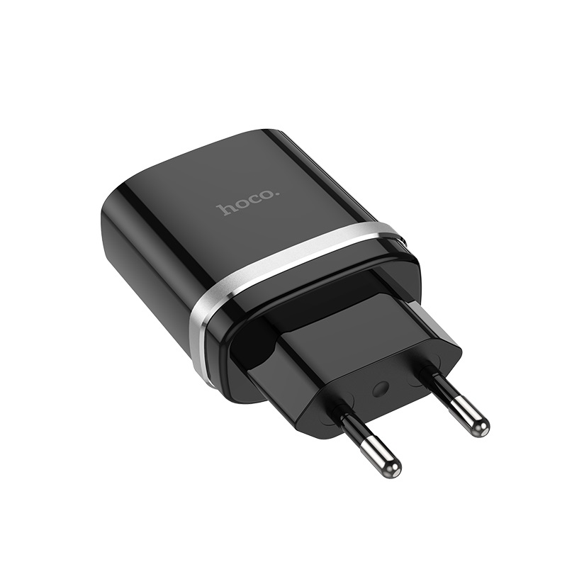 Мережевий зарядний пристрій HOCO C12Q Smart 1USB/3A/18W/QC3.0 Black