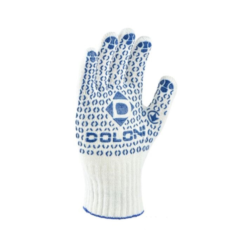 Перчатка Днепр Арт 520 з ПВХ  біла 10 клас 10/300 - 2