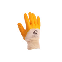 Перчатка Нитрил 2-сторонняя оранжевая М 1-й сорт р.9 12/120