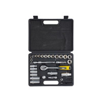 Набір насадок торцевих з тріскачкою ⅜ CrV 40 шт