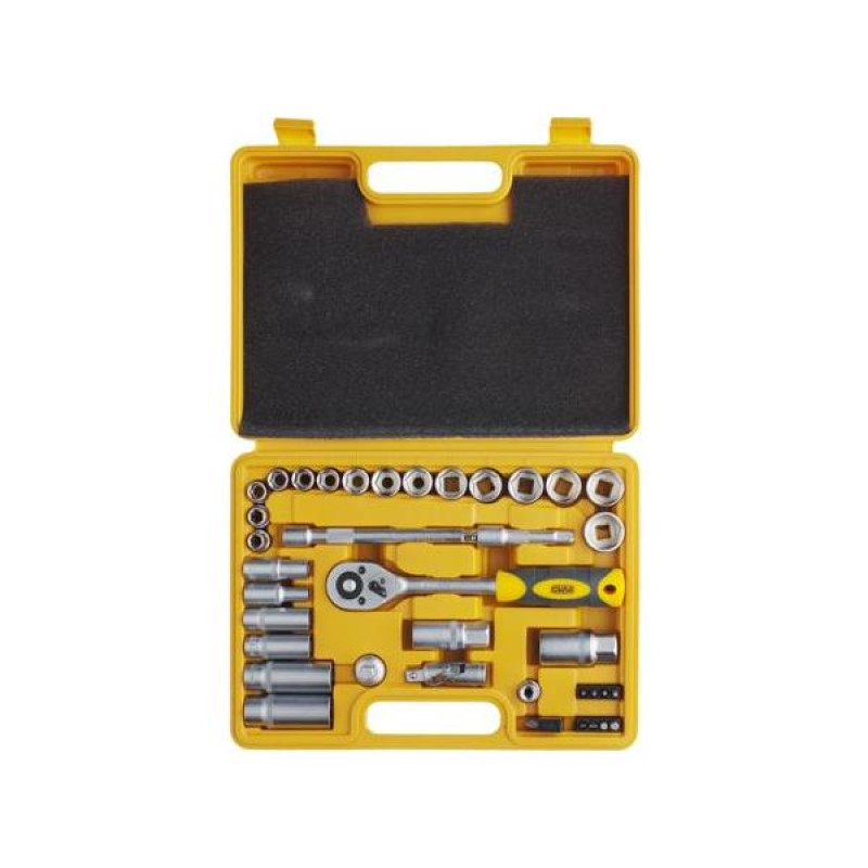 Набір насадок торцевих c трещеткой стандарт ⅜ 40шт