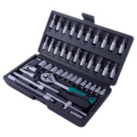 Набор насадок 72Т CrV ¼, 46 шт NEW (СИЛА - Інструмент)