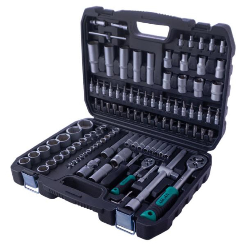 Набор насадок 72Т CrV ¼, ½ 108 шт NEW (СИЛА - Інструмент)