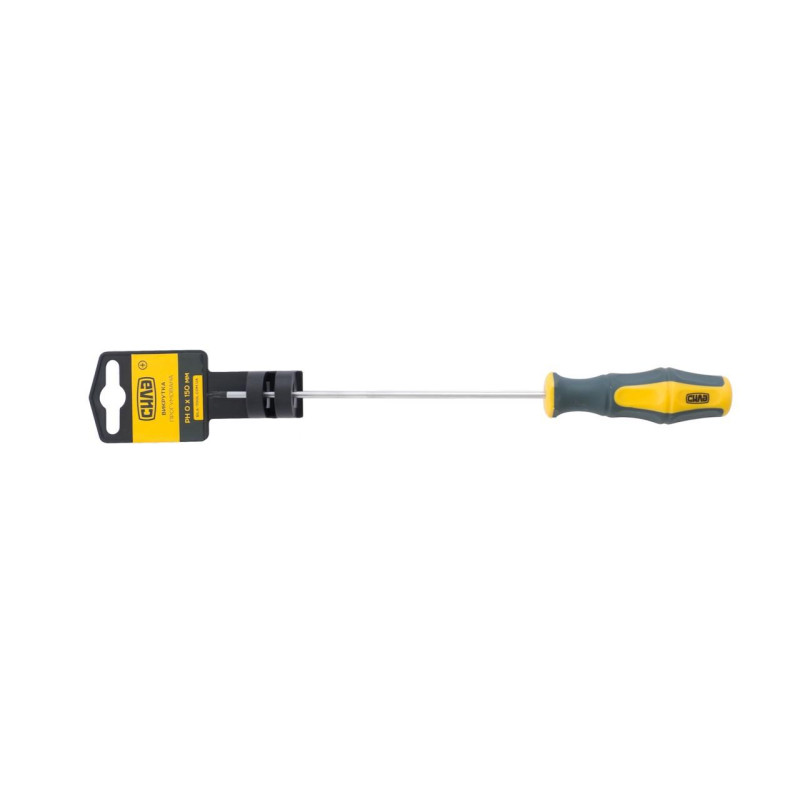 Викрутка обгумована CrV PH0x150 (СИЛА - Інструмент)