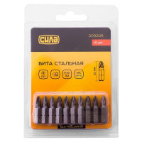 Біта РZ1*25мм , 10шт/уп (СИЛА - Інструмент)