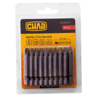 Біта РZ2*50мм , 10шт/уп (СИЛА - Інструмент)
