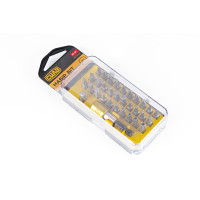 Набір 32 біта + битоутримувач, S2, пластиковий кейс (СИЛА - Інструмент)