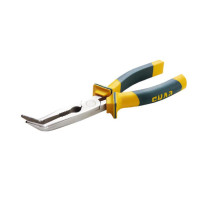 Длінногубци обгумовані вигнуті 200мм (СИЛА - Інструмент)