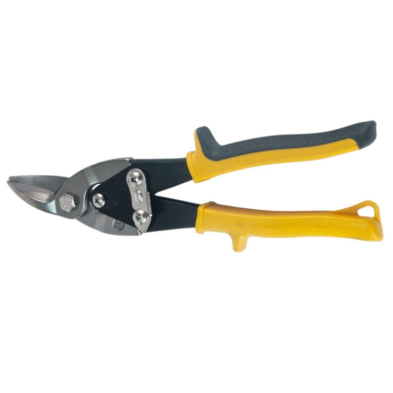 Ножиці по металу 250мм ліві Cr-V (СИЛА - Інструмент)