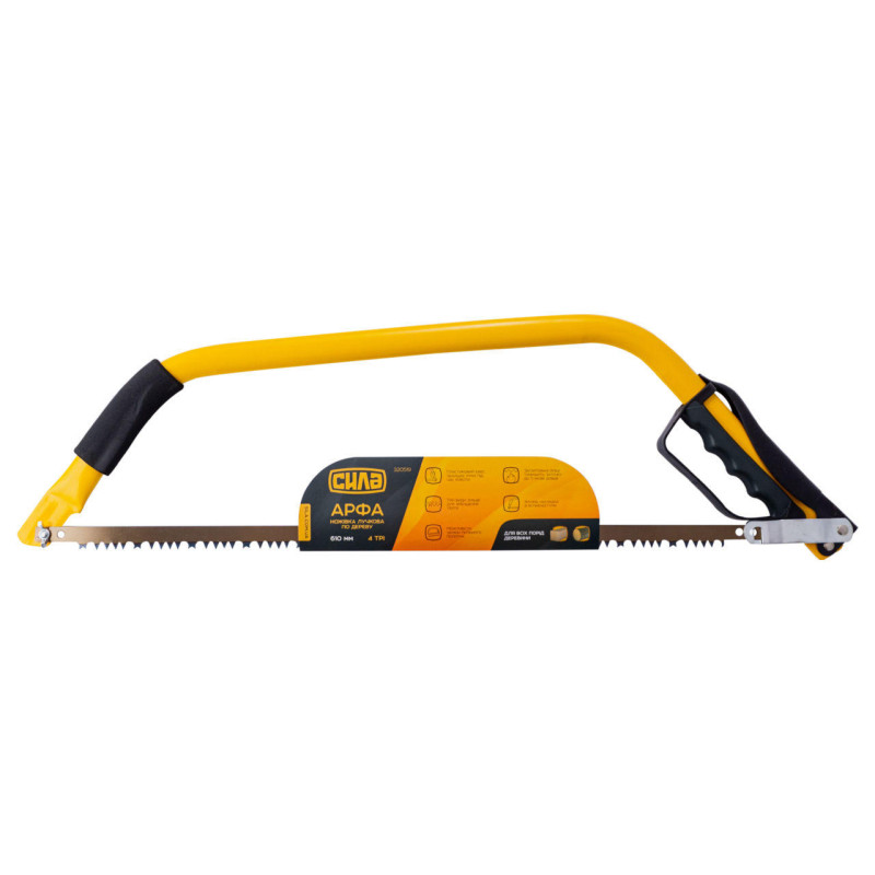 Ножівка лучкова по дереву АРФА 610мм  (СИЛА - Інструмент)