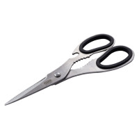Ножиці господарські залізні ручки із гумовою вставкою 19 см (СИЛА - Інструмент)