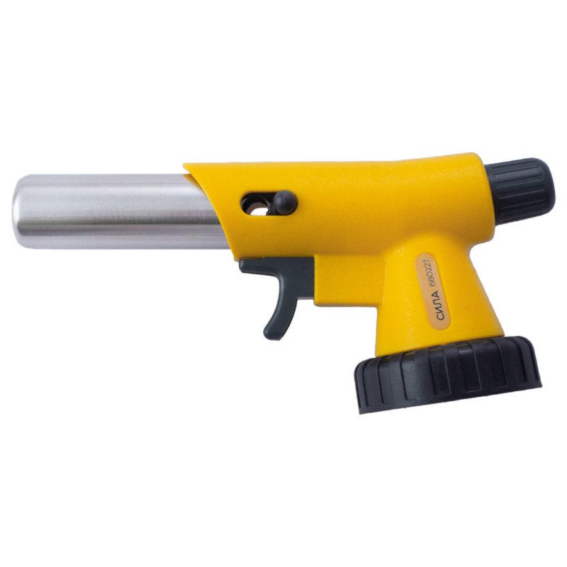 Пальник газовий з пьезоподжигом 22х150мм (СИЛА - Інструмент)