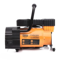 Компресор однопоршневий МАКСІ З ЛІХТАРЕМ 35 л/хв. 7 Атм. (прикурювач)