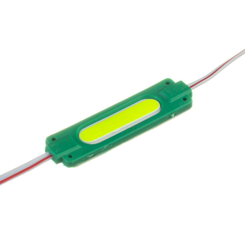 # 095/5 МТК-COB-1Led-G-2W 12V світлодіодний модуль зелений (cob 1 шт, 70 мм)