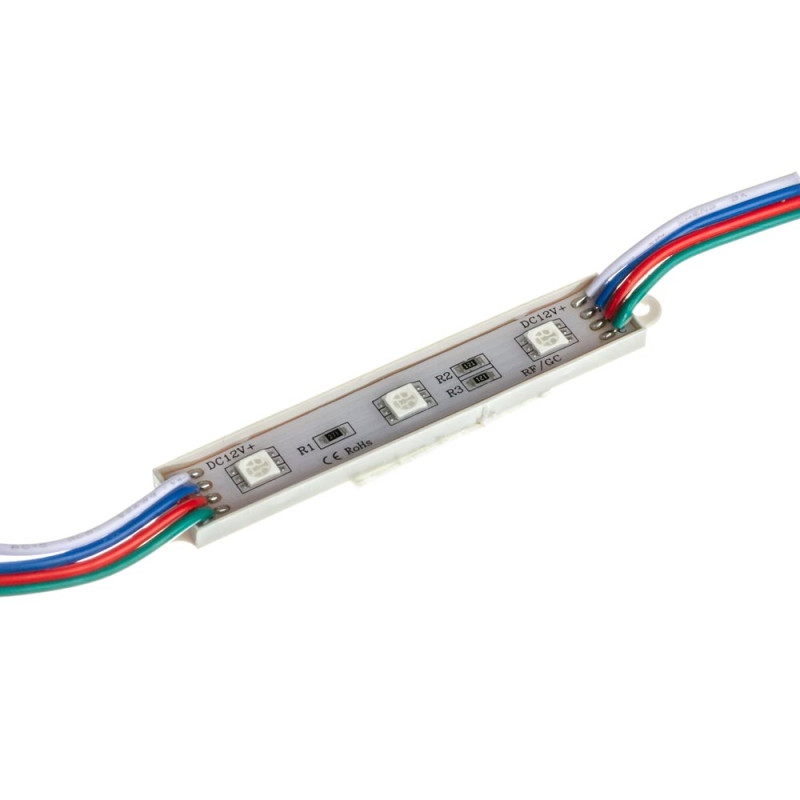 # 101/5 МТК-5050-3Led-RGB-0,72W-12V світлодіодний модуль (smd5050, IP65, 48 мм)