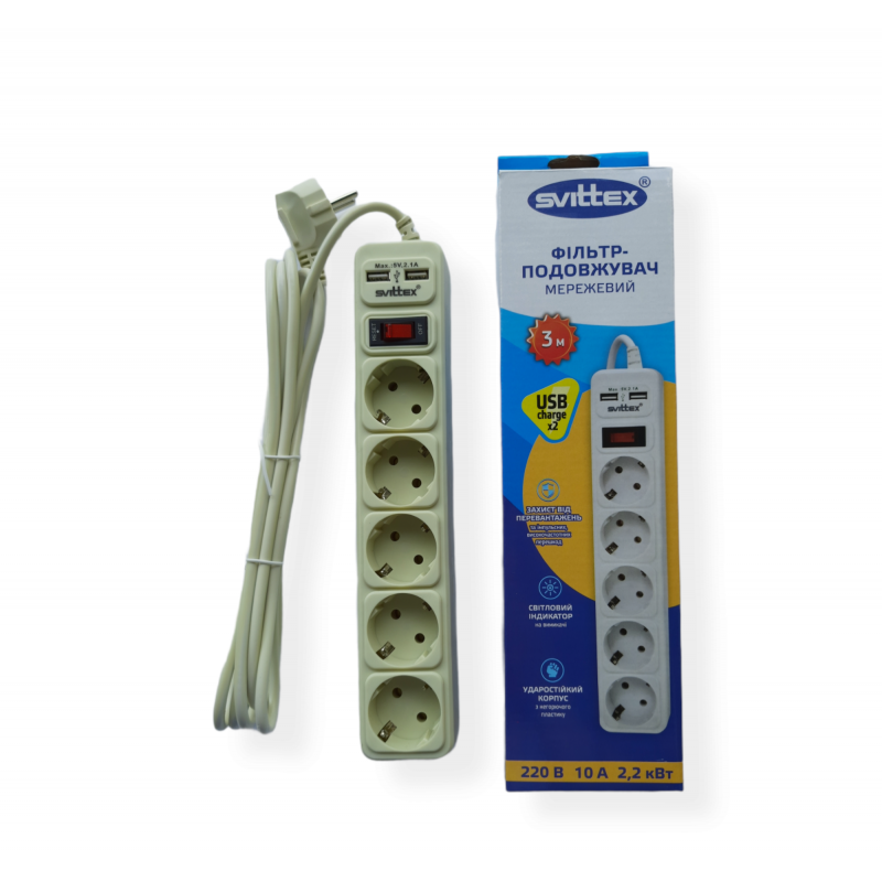 Мережевий фільтр-подовжувач 