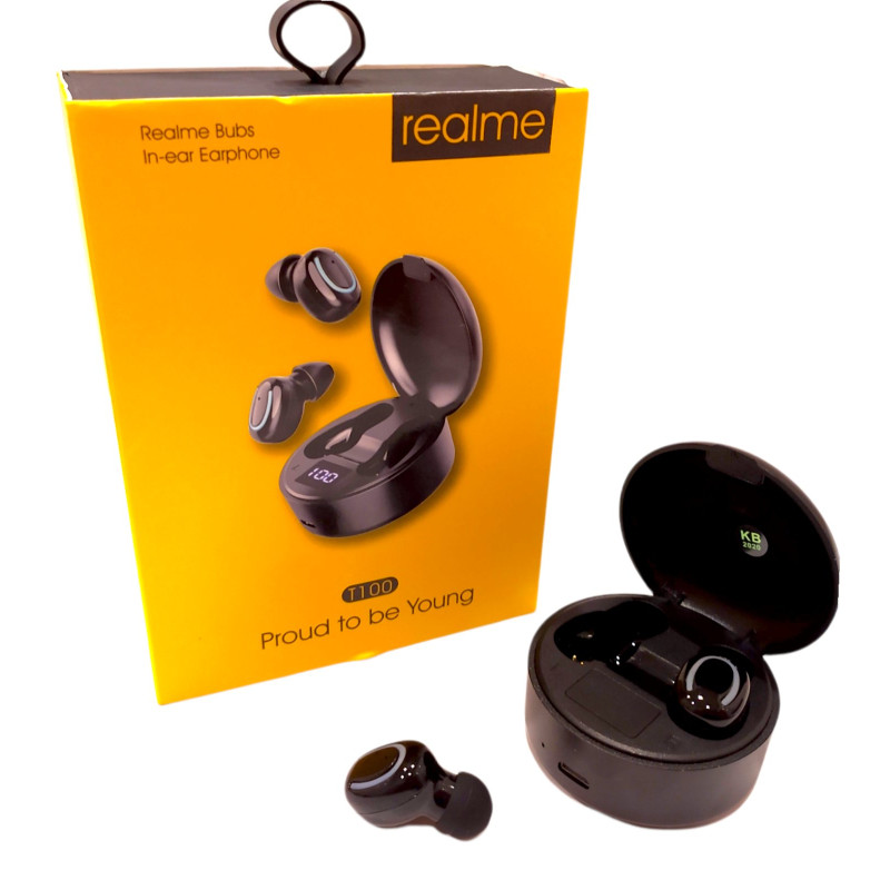 Навушники Realme T100 (K) Black