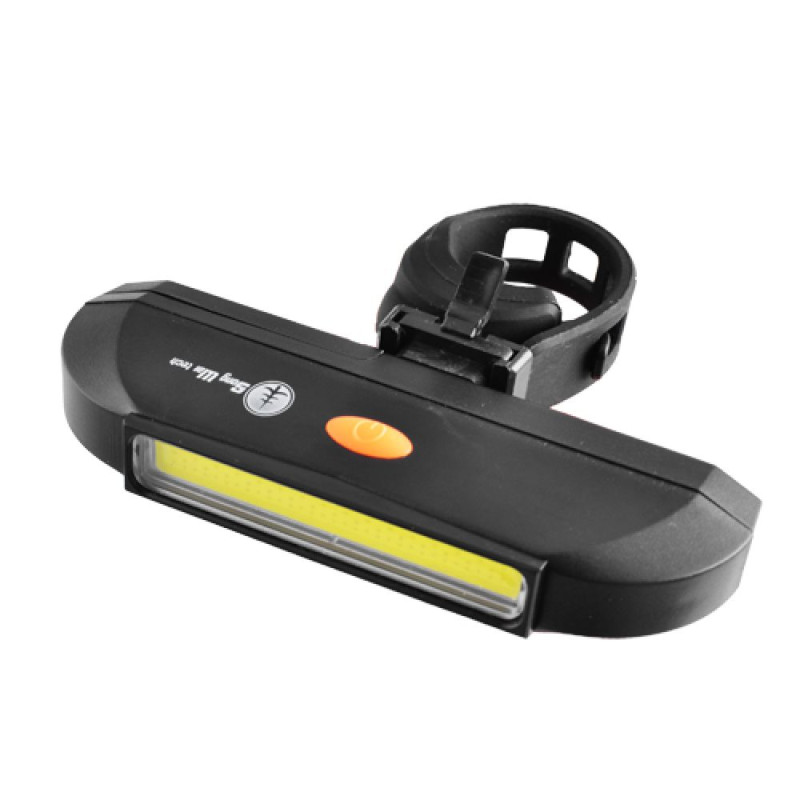 Ліхтар велосипедний HYD-011-COB (червоний + білий), 2xAAA