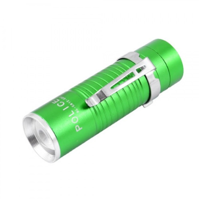 Ліхтар Police C912-COB, 3хААА, затиск