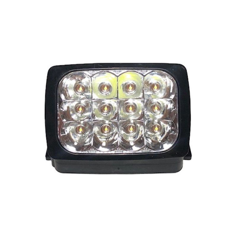 Ліхтар 1837 на лоб, акумуляторний 1200 mA/h +ЗП, 12LED 75*55*40 мм