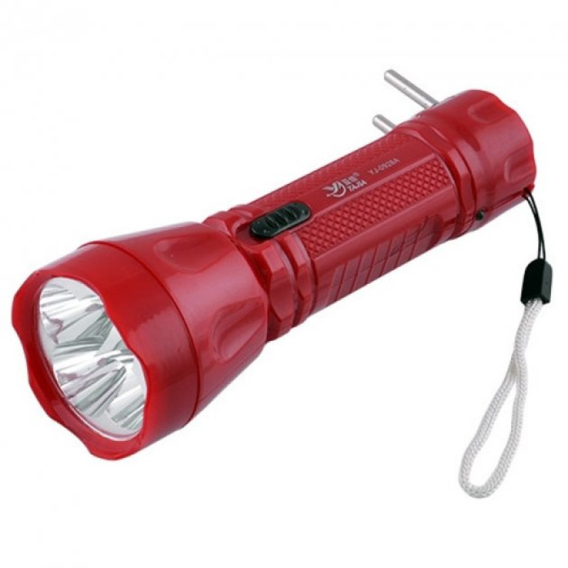 Ліхтар 0928 А-4 акумуляторний, 4 кристали, 2 режими, 145*45*35мм бл1/60/120