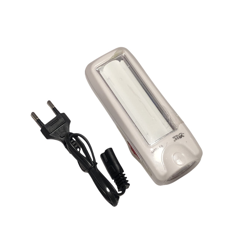 Ліхтар 1027T акумуляторний, 1 МОНОкріст+маяк LED труба (9Крист) 135*40мм, Сонячна батарея