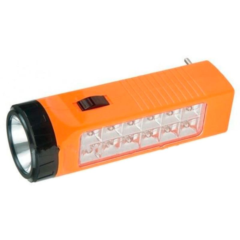 Ліхтар 1168TP акумуляторний, 1led+12SMD, 2 режими 158*40*40мм бл1/60/120