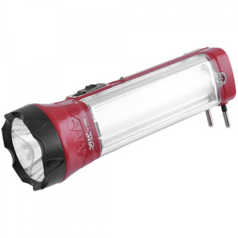 Ліхтар 1052 акумуляторний, 1W+9 SMD бічна панель 158*39*38мм