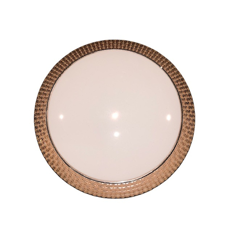 Світильник світлодіодний стельовий Кришталь круглий бронзовий Smart 70Вт SUN LED