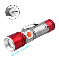 Ліхтар Police 818/517-XPE, ЗУ USB, вбудований акумулятор, zoom, затиск