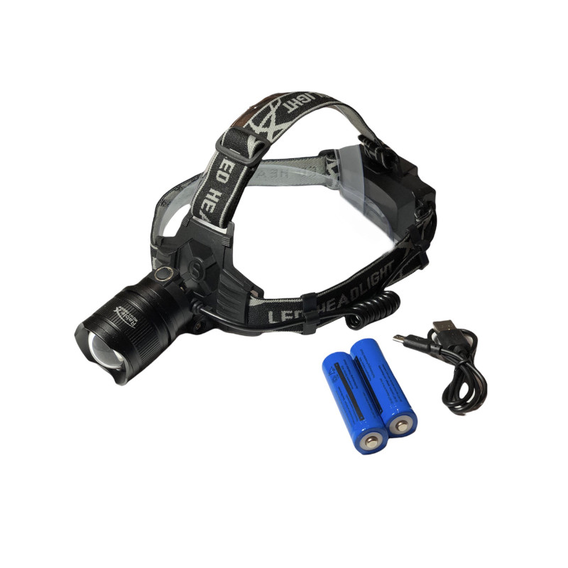 Ліхтар 141 на лоб P90LED POLICE DIMMER, 3 режима, 2*18650 Li-ion акк.