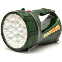 Ліхтар 2803 акумуляторний,17 led, з маяком 21*11см діаметр.10см